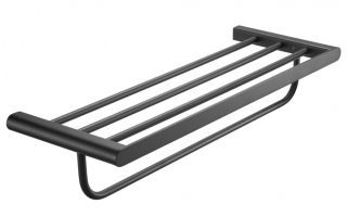 Полка для полотенец Milacio Ultra MCU.965.MB чёрный матовый